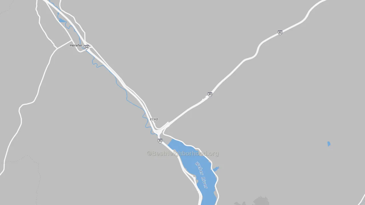 Transit Grade map of Echo, UT