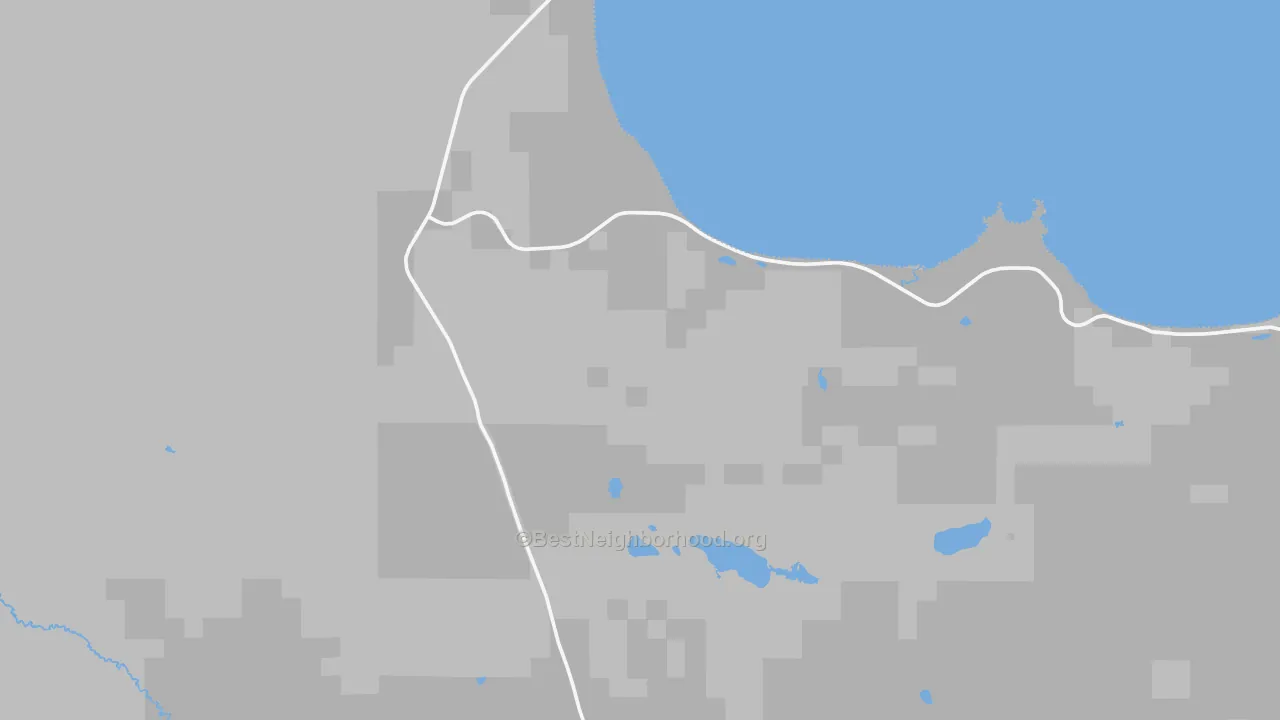 Transit Grade map of Eckerman, MI