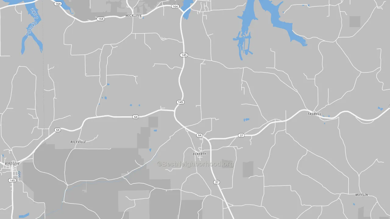 Transit Grade map of Eckerty, IN