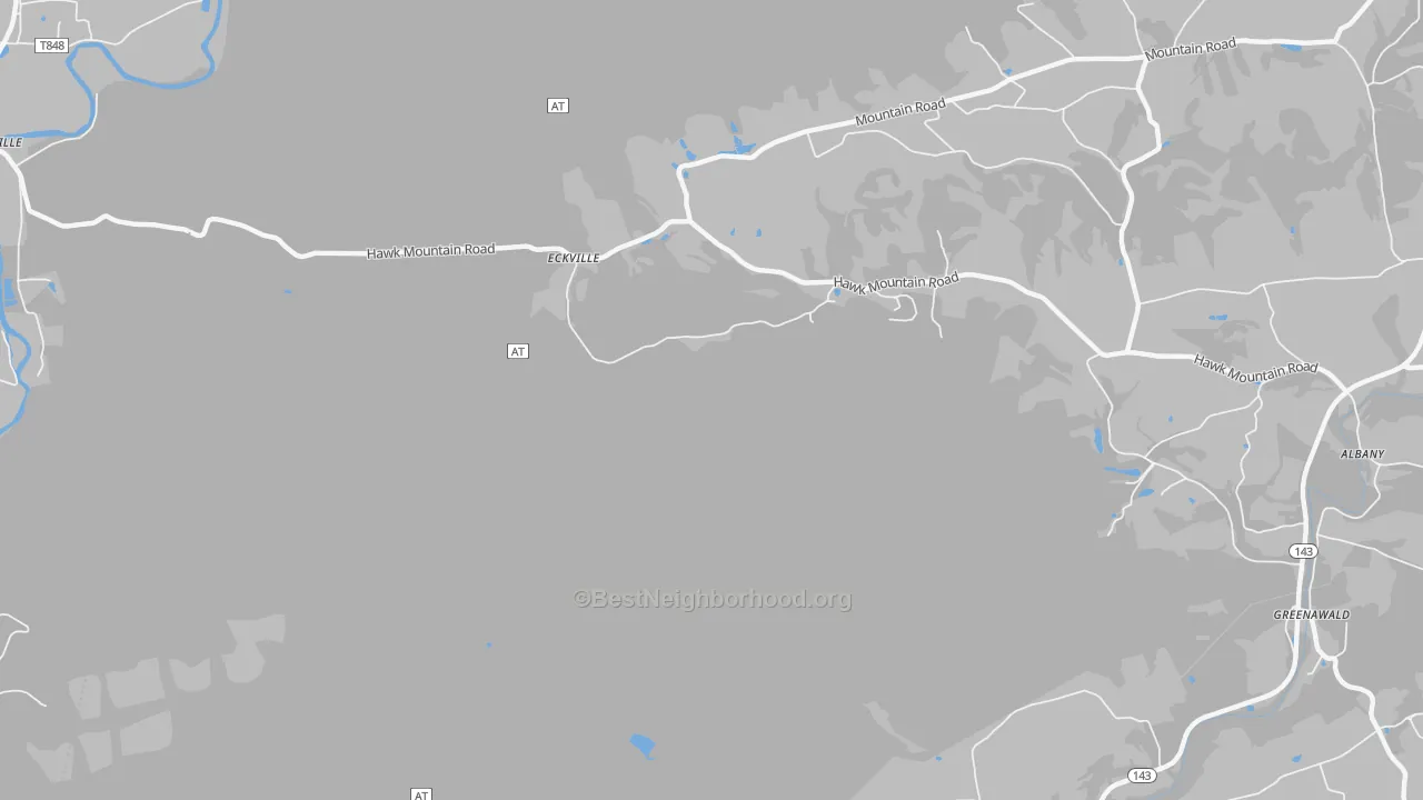Transit Grade map of Eckville, PA