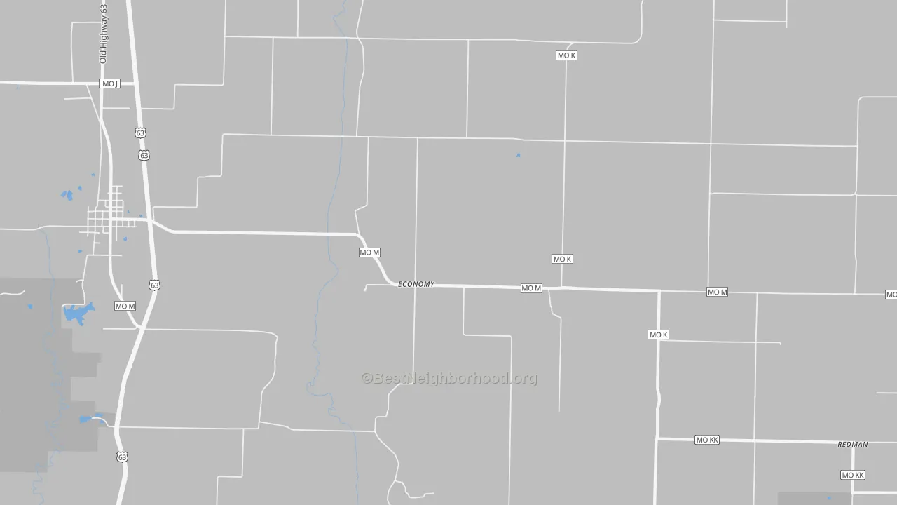 Transit Grade map of Economy, MO