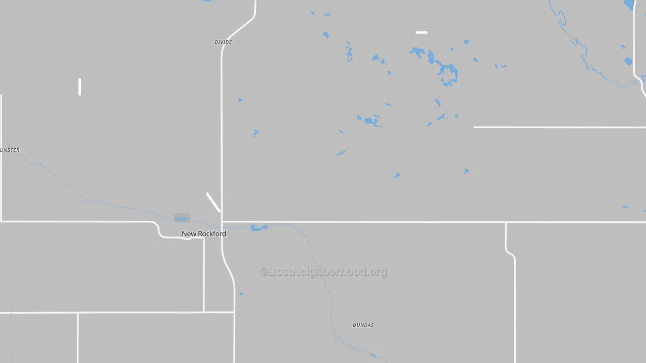 Transit Grade map of Eddy County, ND