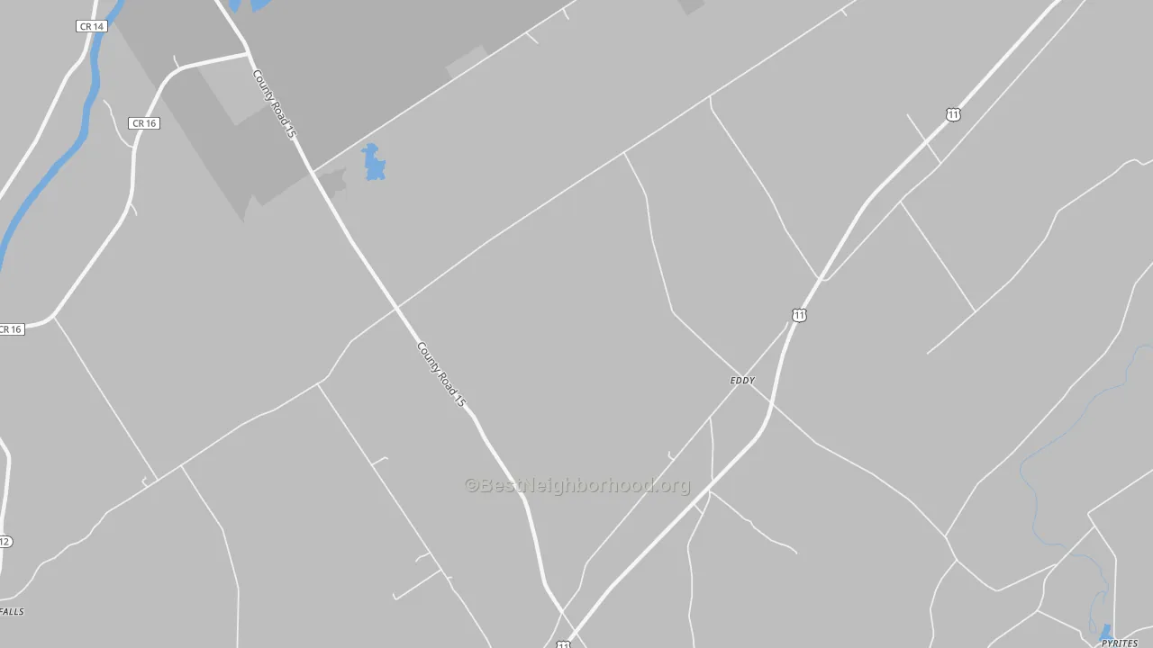 Transit Grade map of Eddy, NY