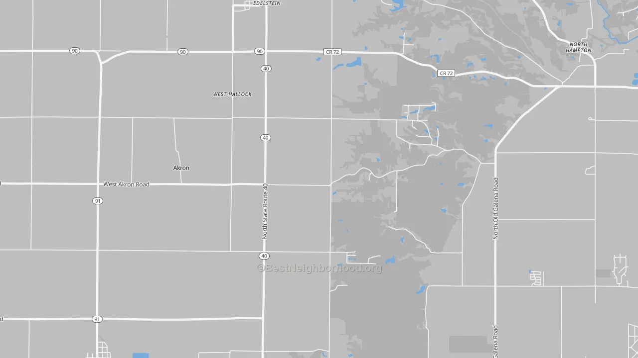 Transit Grade map of Edelstein, IL