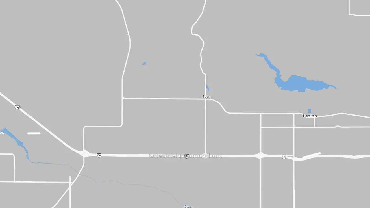 Transit Grade map of Eden, ID