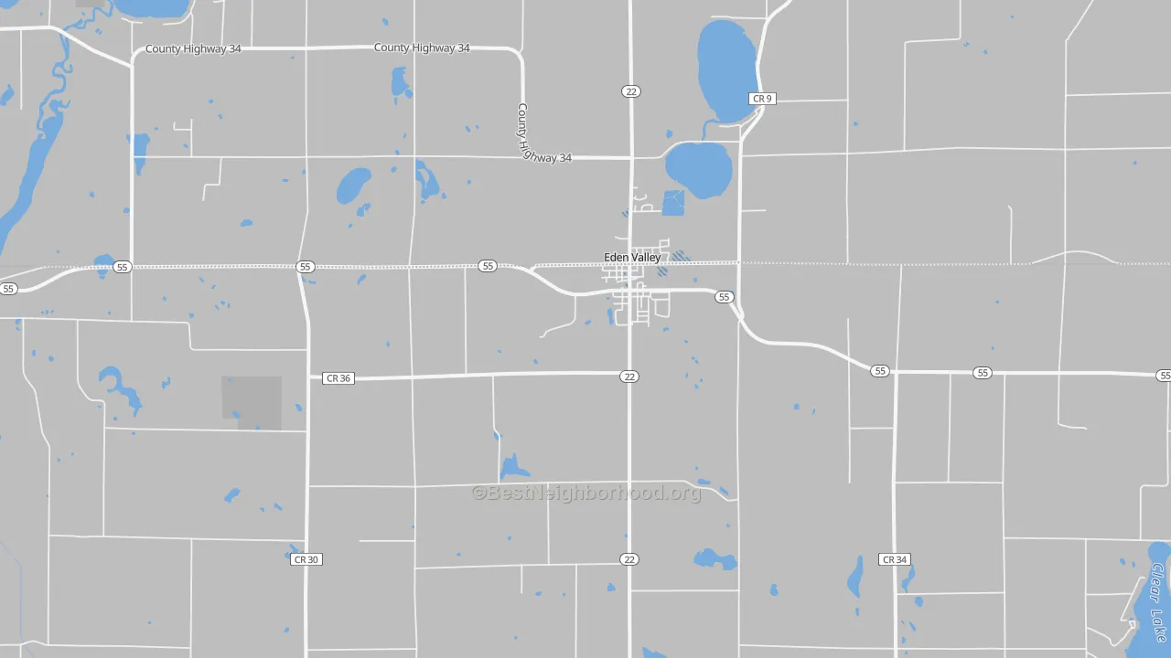 Transit Grade map of Eden Valley, MN