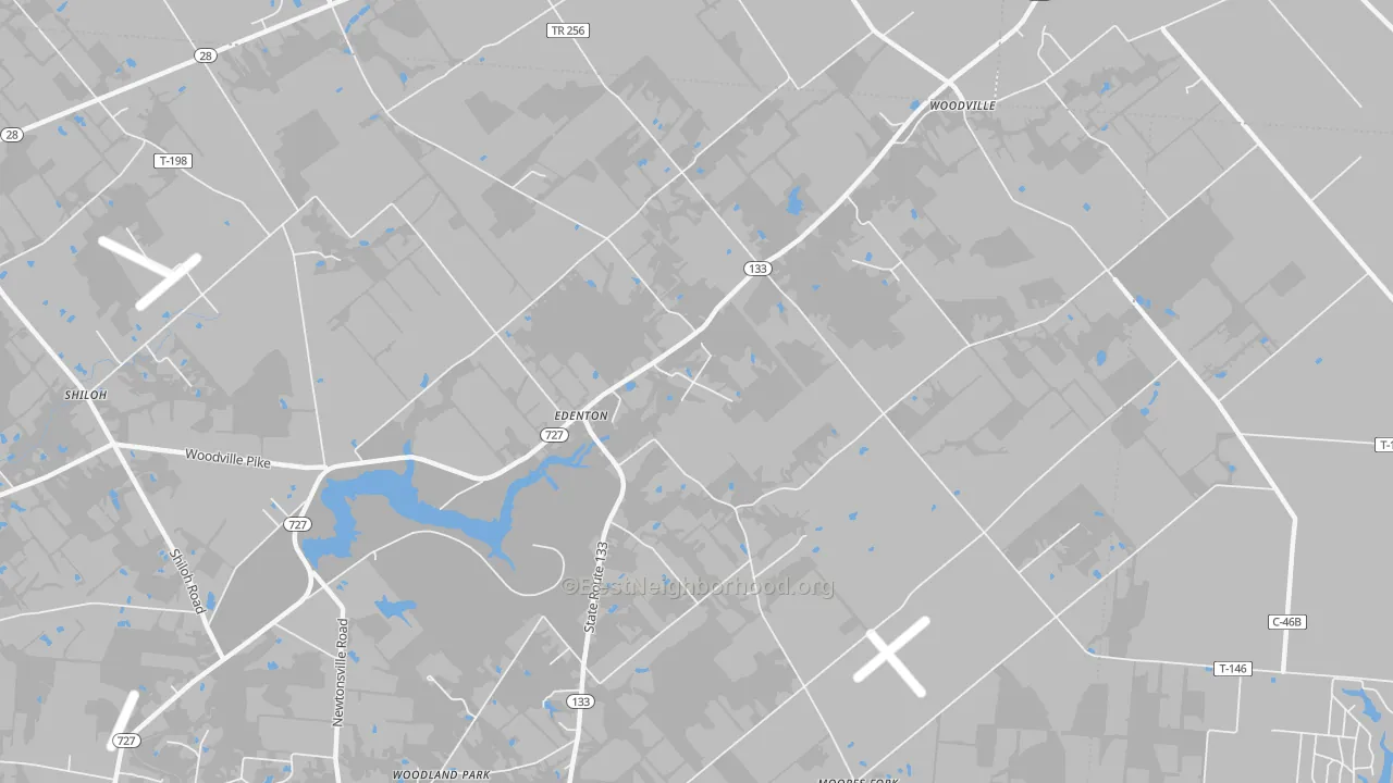 Transit Grade map of Edenton, OH