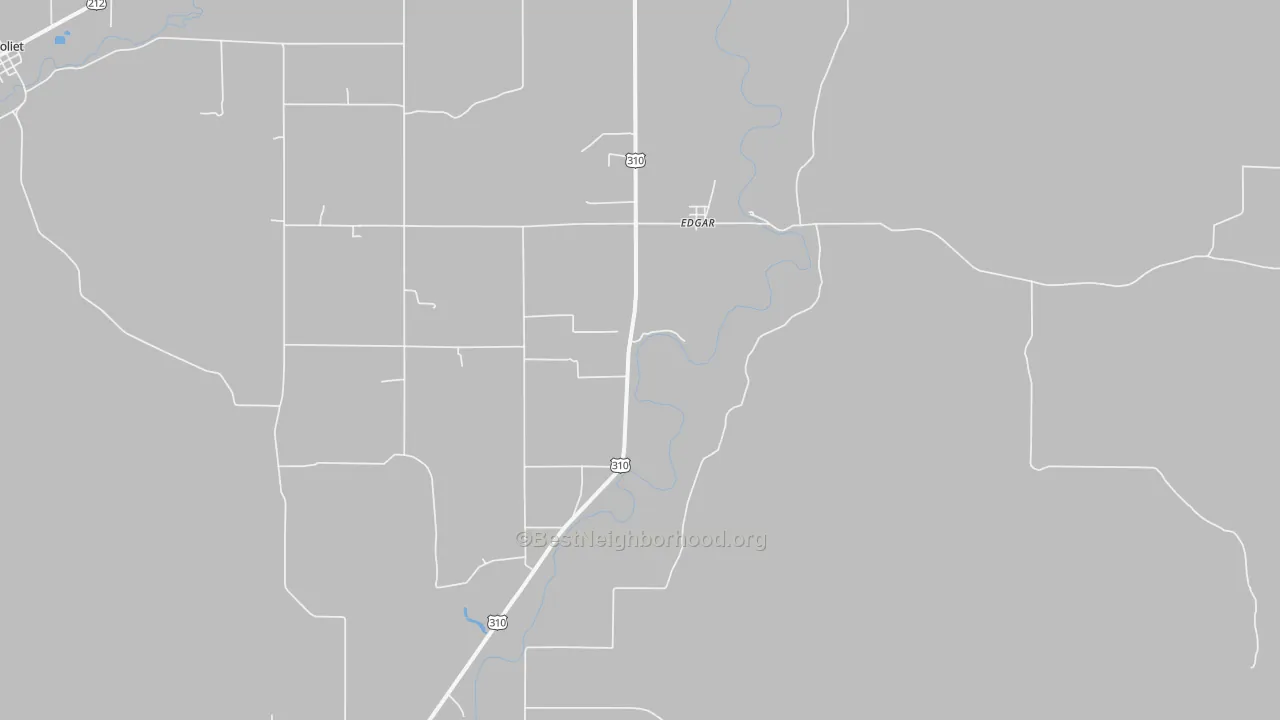 Transit Grade map of Edgar, MT