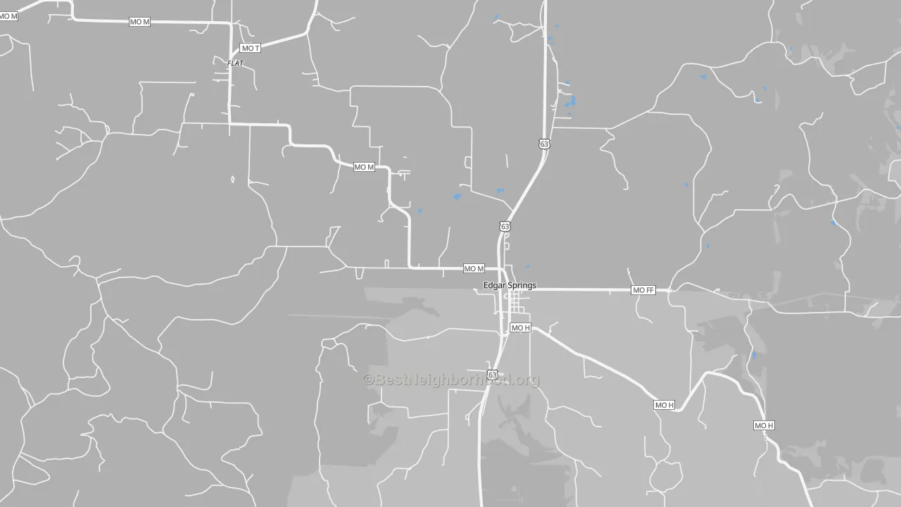 Transit Grade map of Edgar Springs, MO