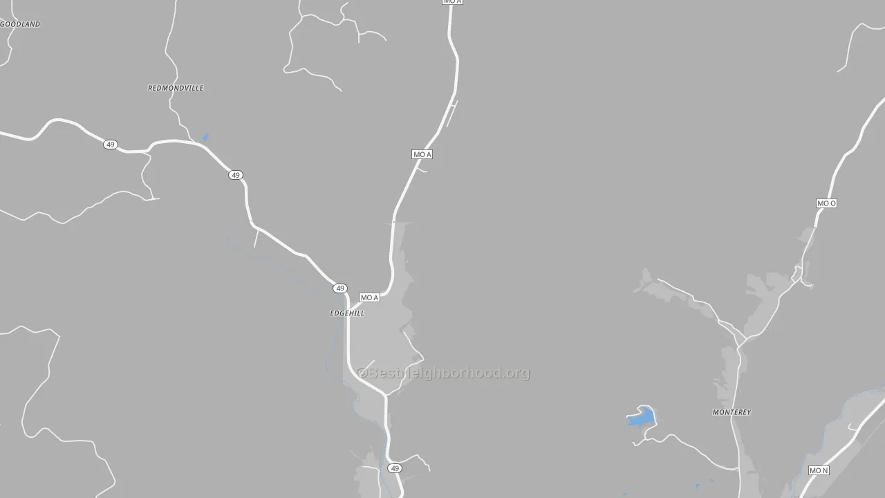 Transit Grade map of Edgehill, MO