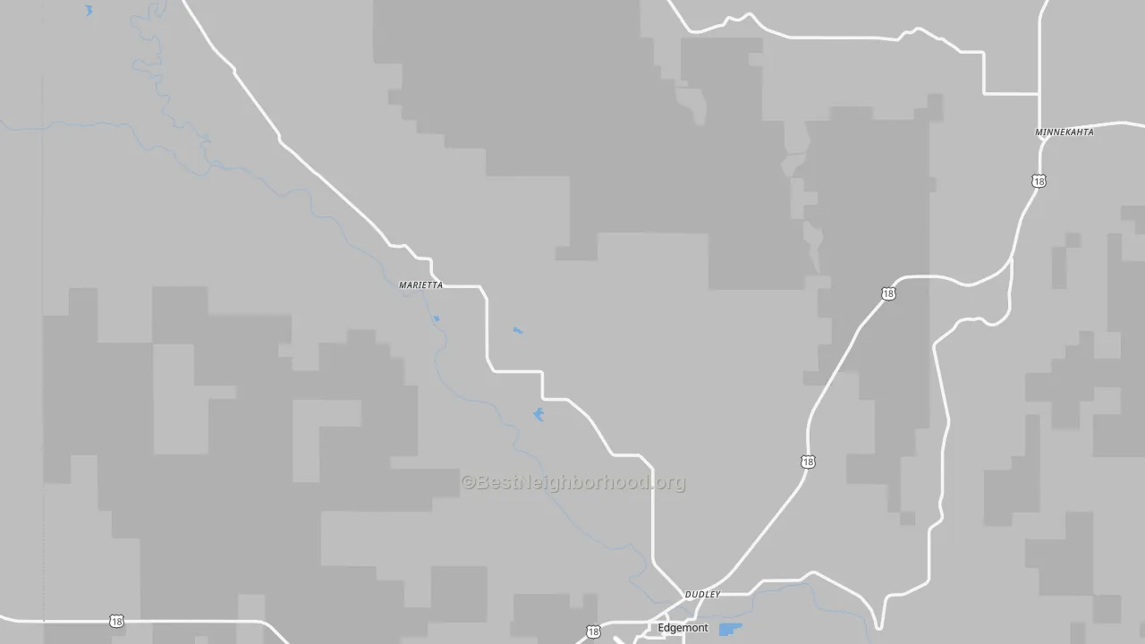 Transit Grade map of Edgemont, SD