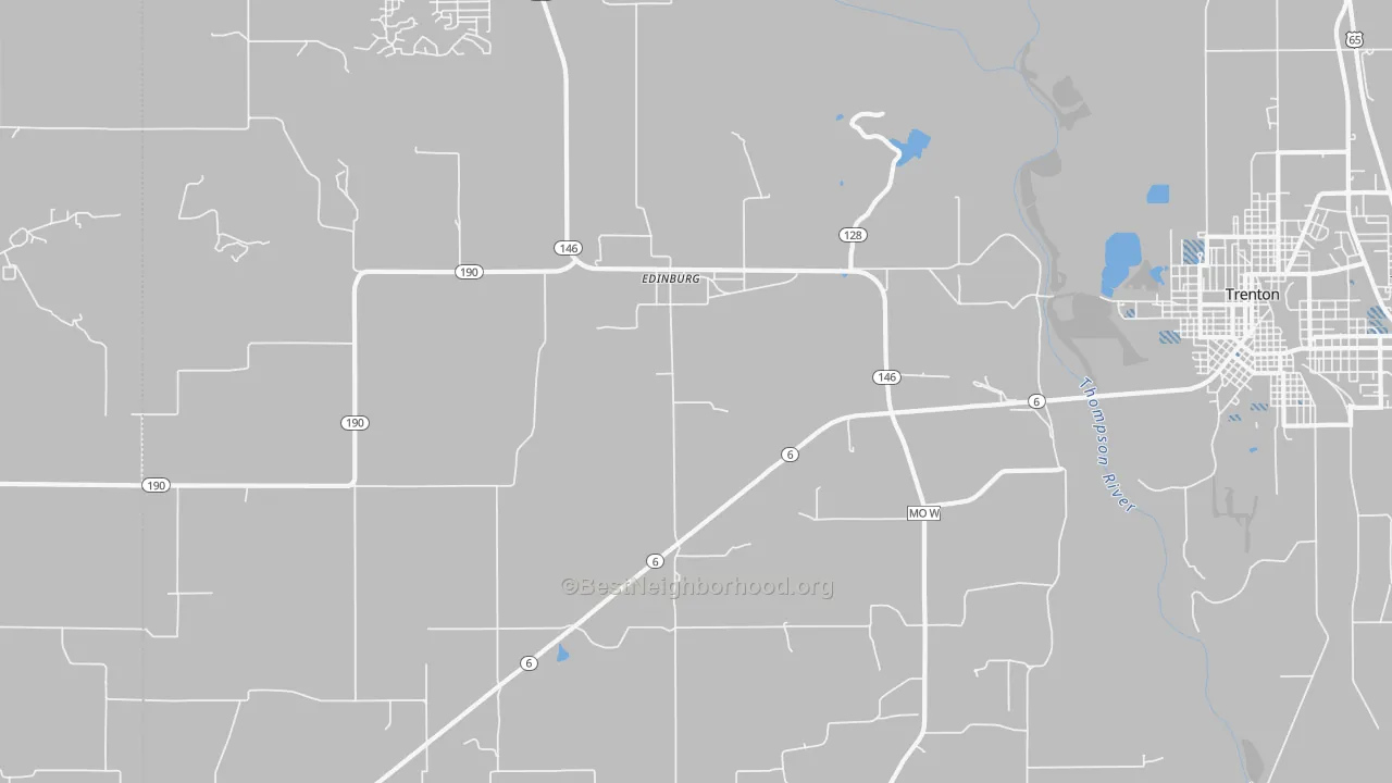 Transit Grade map of Edinburg, MO