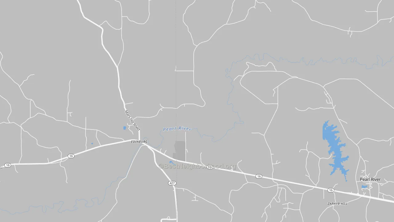 Transit Grade map of Edinburg, MS
