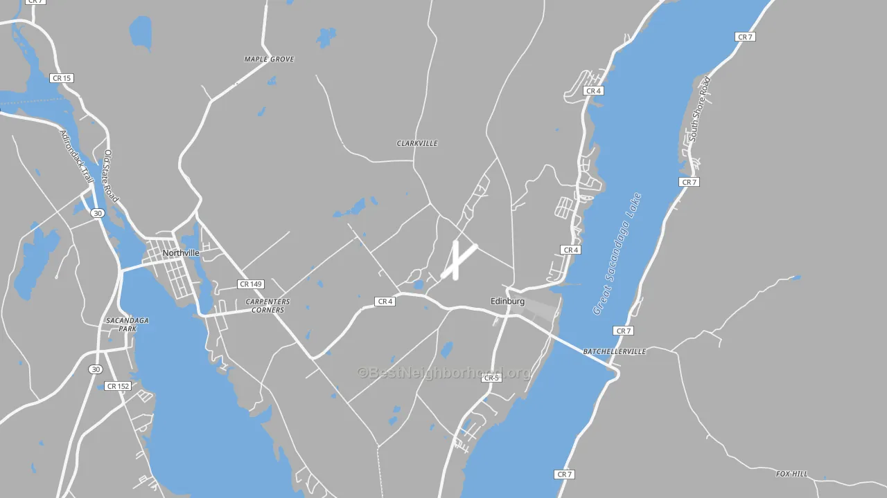 Transit Grade map of Edinburg, NY