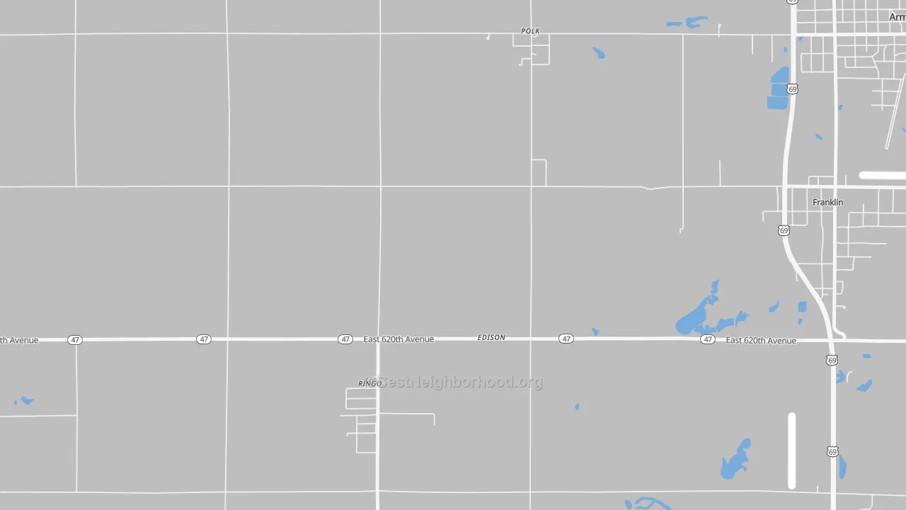 Transit Grade map of Edison, KS