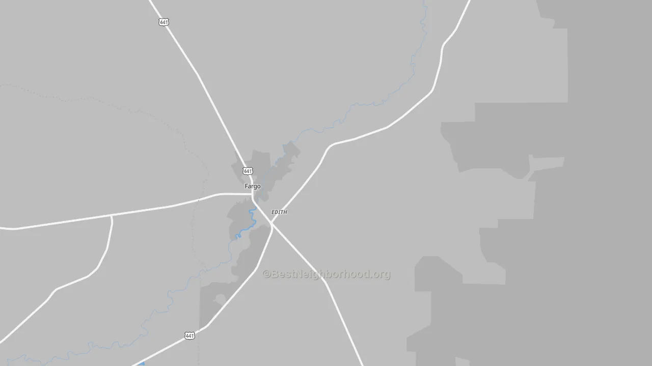 Transit Grade map of Edith, GA