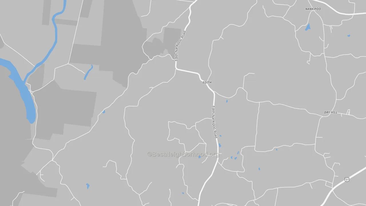 Transit Grade map of Edith, TN