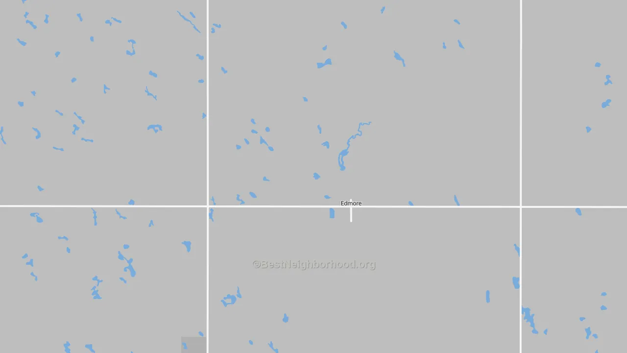 Transit Grade map of Edmore, ND