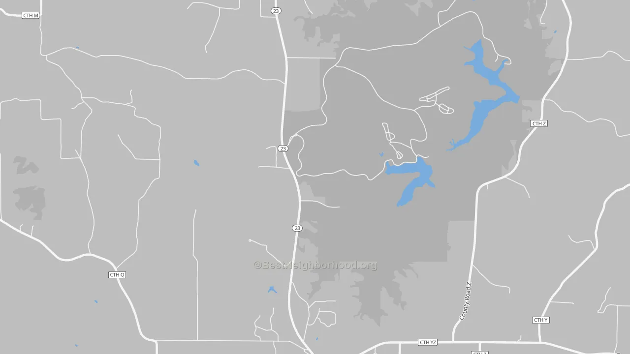 Transit Grade map of Edmund, WI