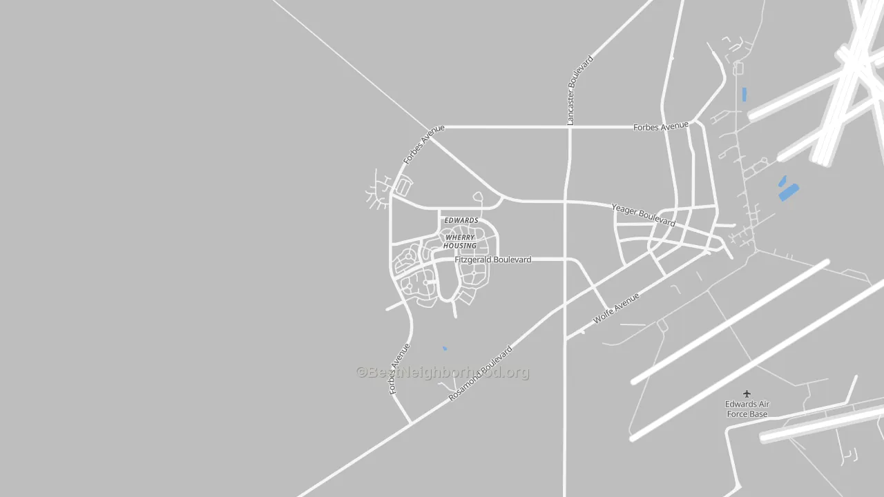 Transit Grade map of Edwards AFB, CA