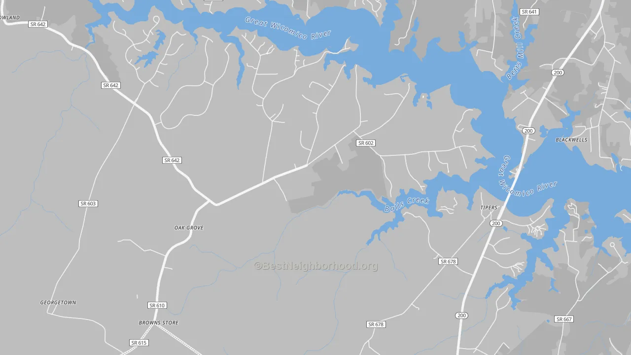 Transit Grade map of Edwardsville, VA