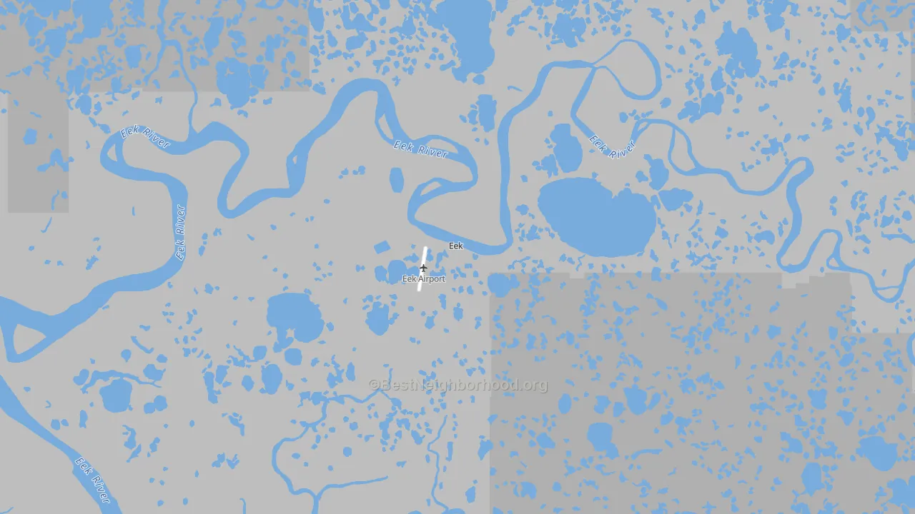 Transit Grade map of Eek, AK