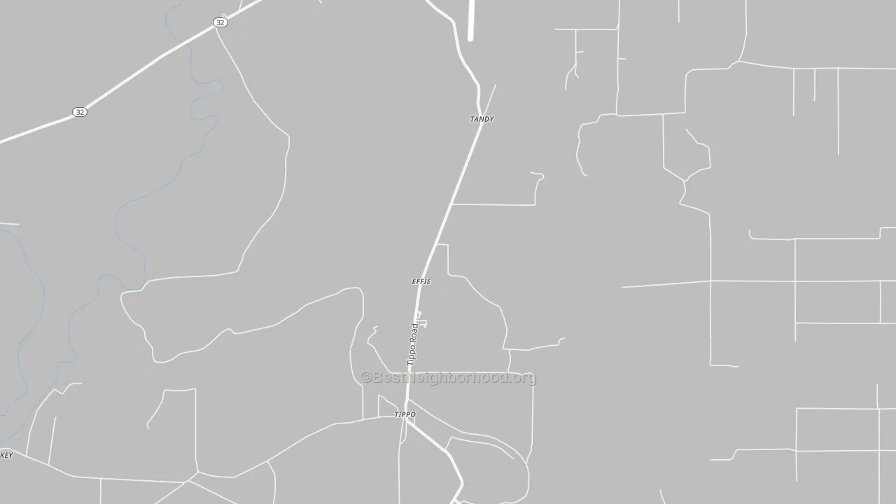 Transit Grade map of Effie, MS