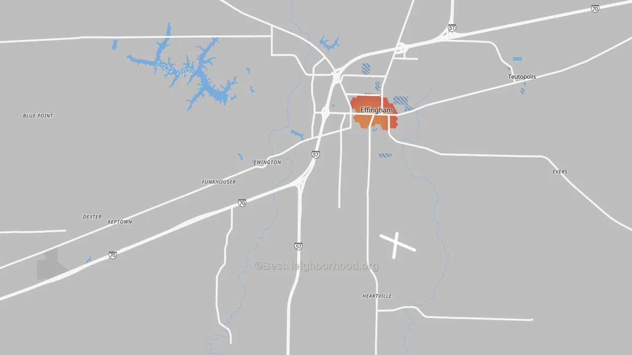 Transit Grade map of Effingham County, IL