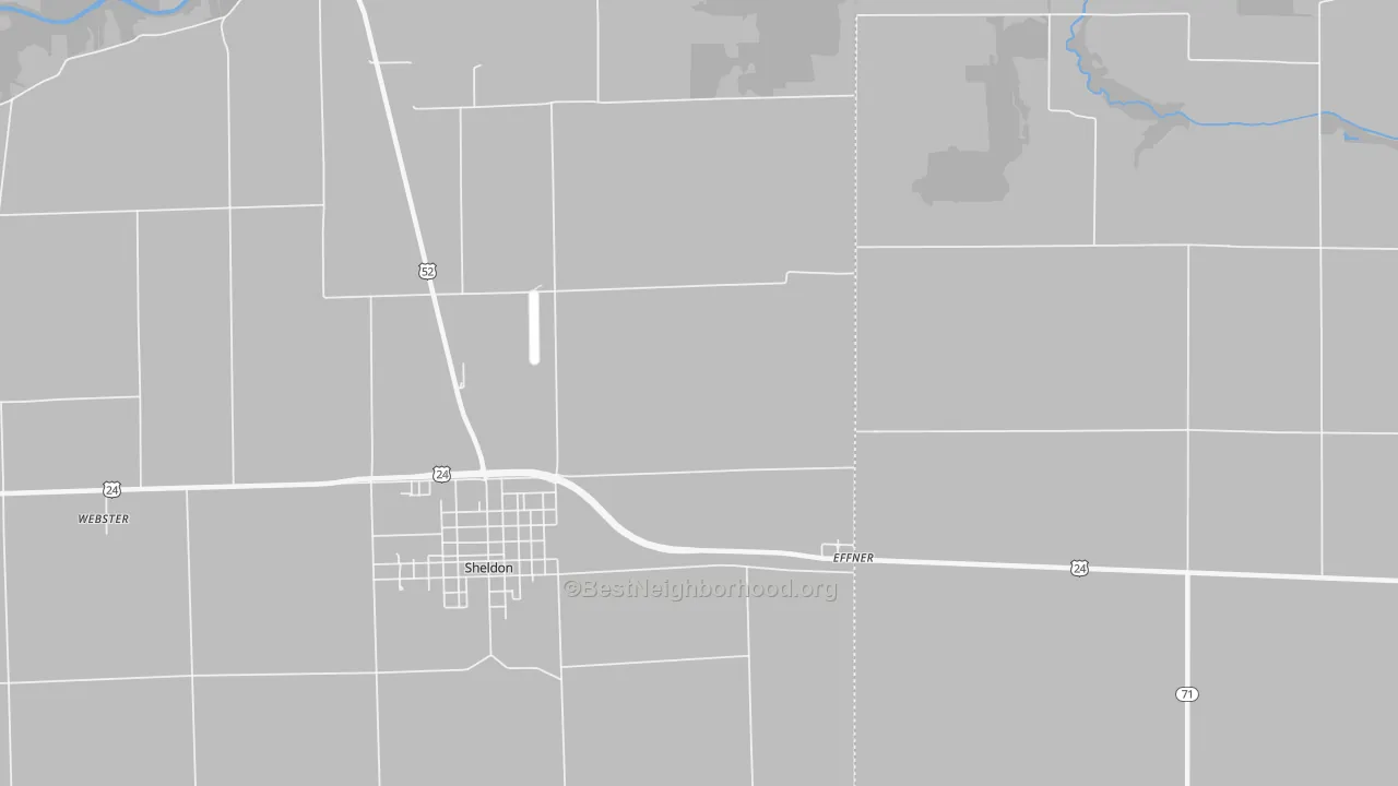 Transit Grade map of Effner, IL