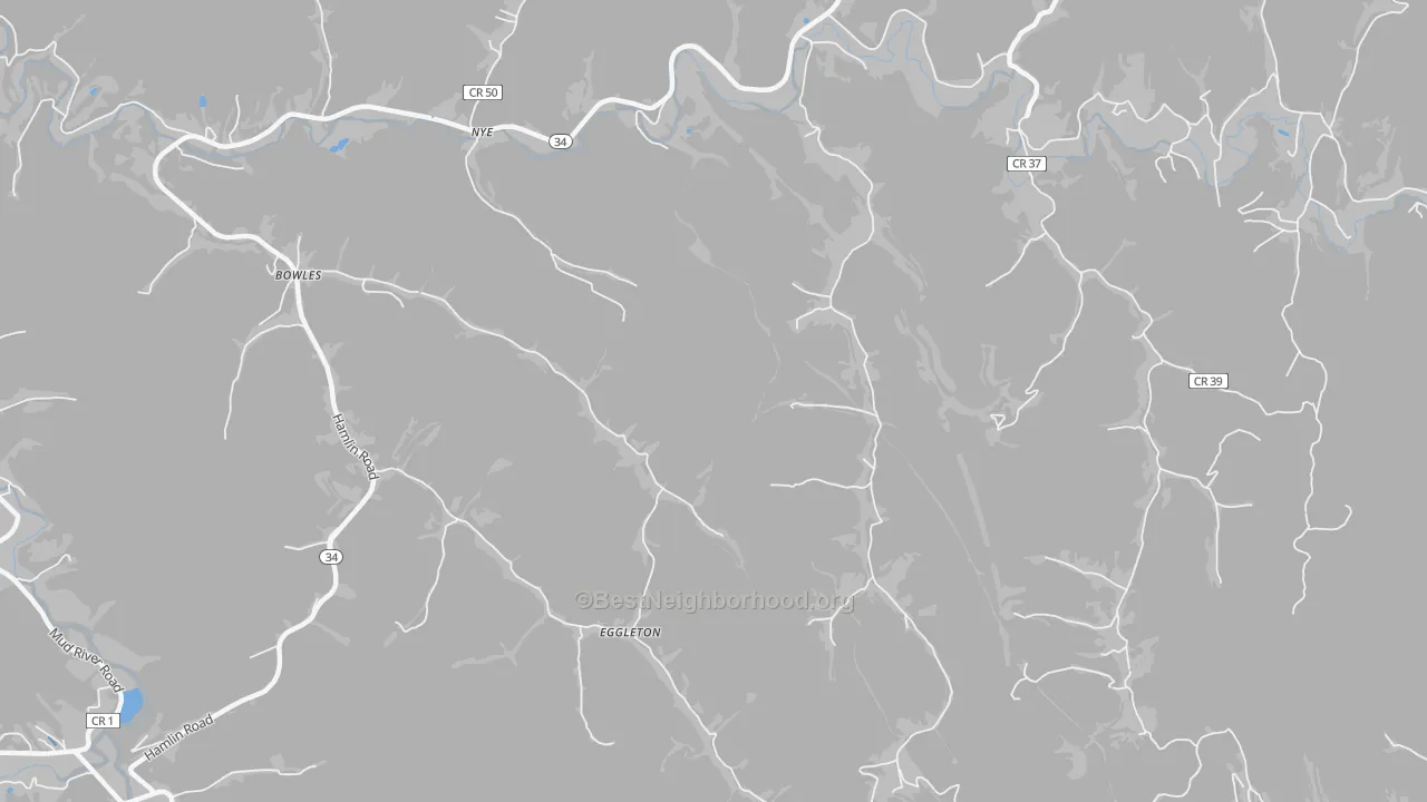 Transit Grade map of Eggleton, WV