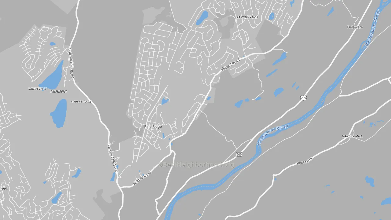 Transit Grade map of Egypt Mills, PA