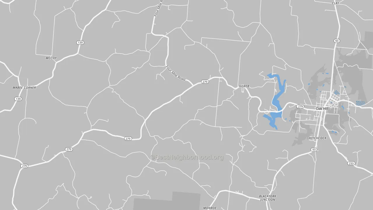 Transit Grade map of Eifort, OH