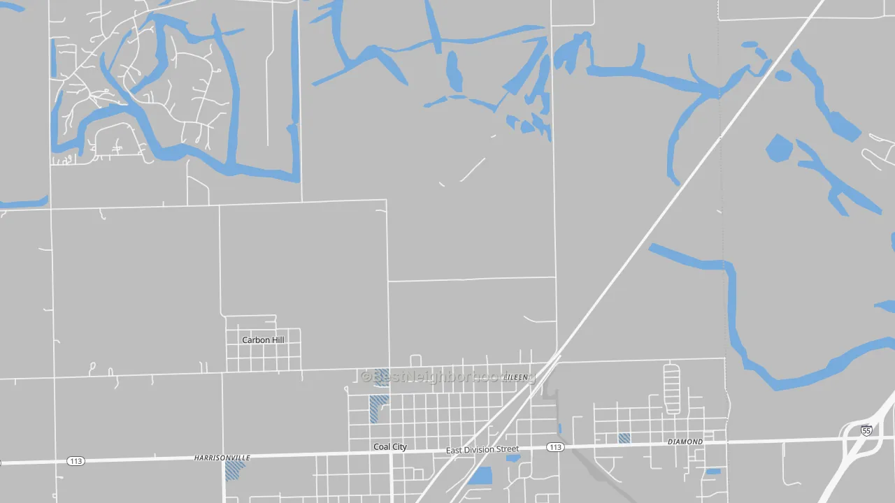 Transit Grade map of Eileen, IL