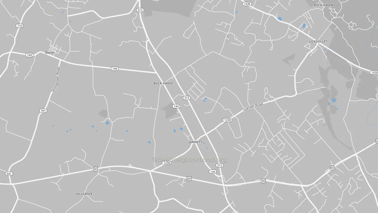 Transit Grade map of Ekron, KY