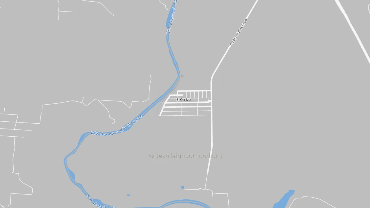 Transit Grade map of El Cenizo, TX