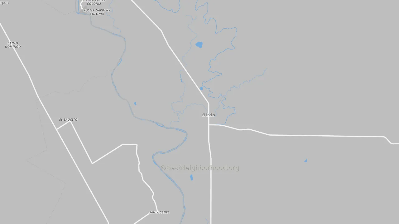 Transit Grade map of El Indio, TX