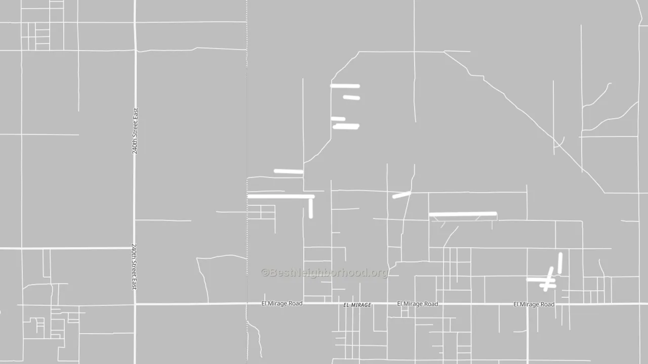 Transit Grade map of El Mirage, CA