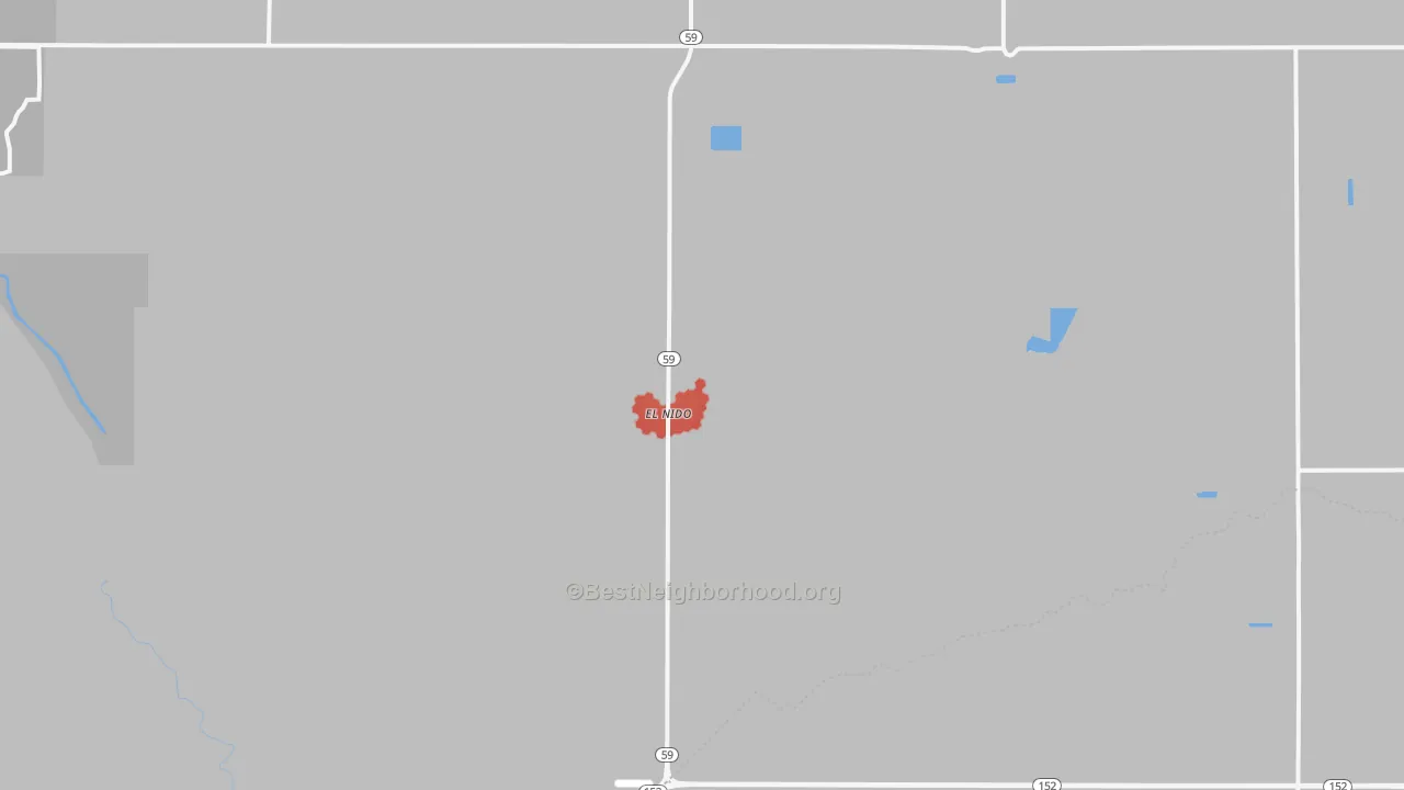 Transit Grade map of El Nido, CA