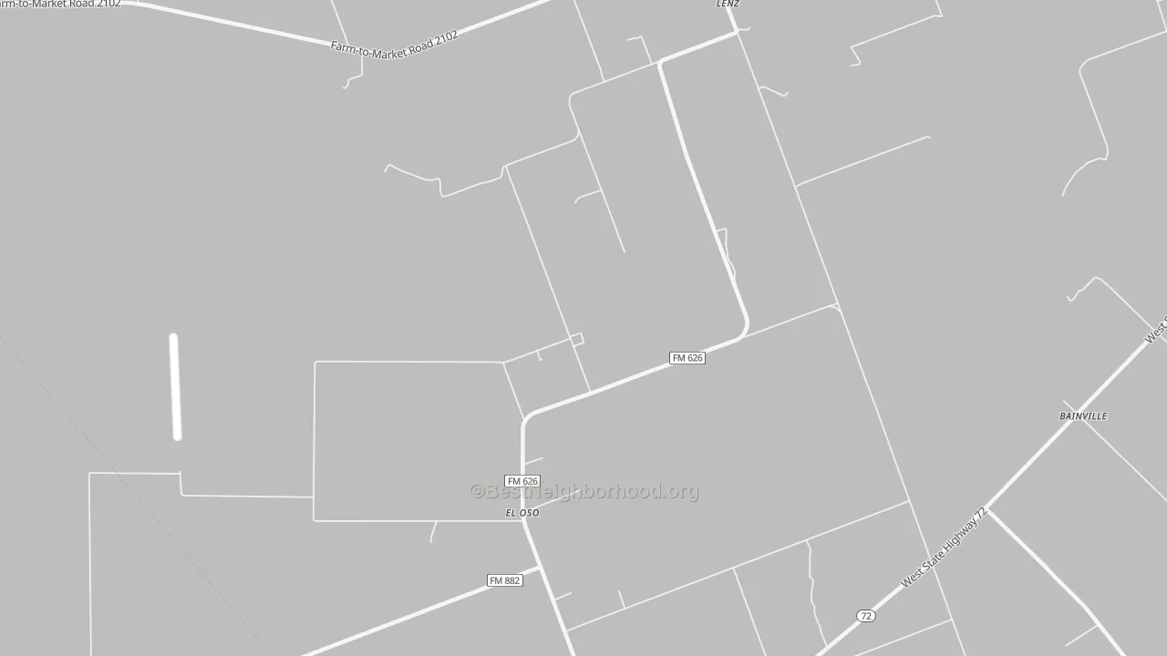 Transit Grade map of El Oso, TX