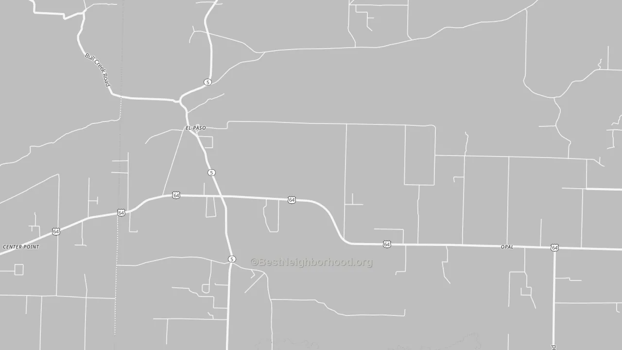 Transit Grade map of El Paso, AR