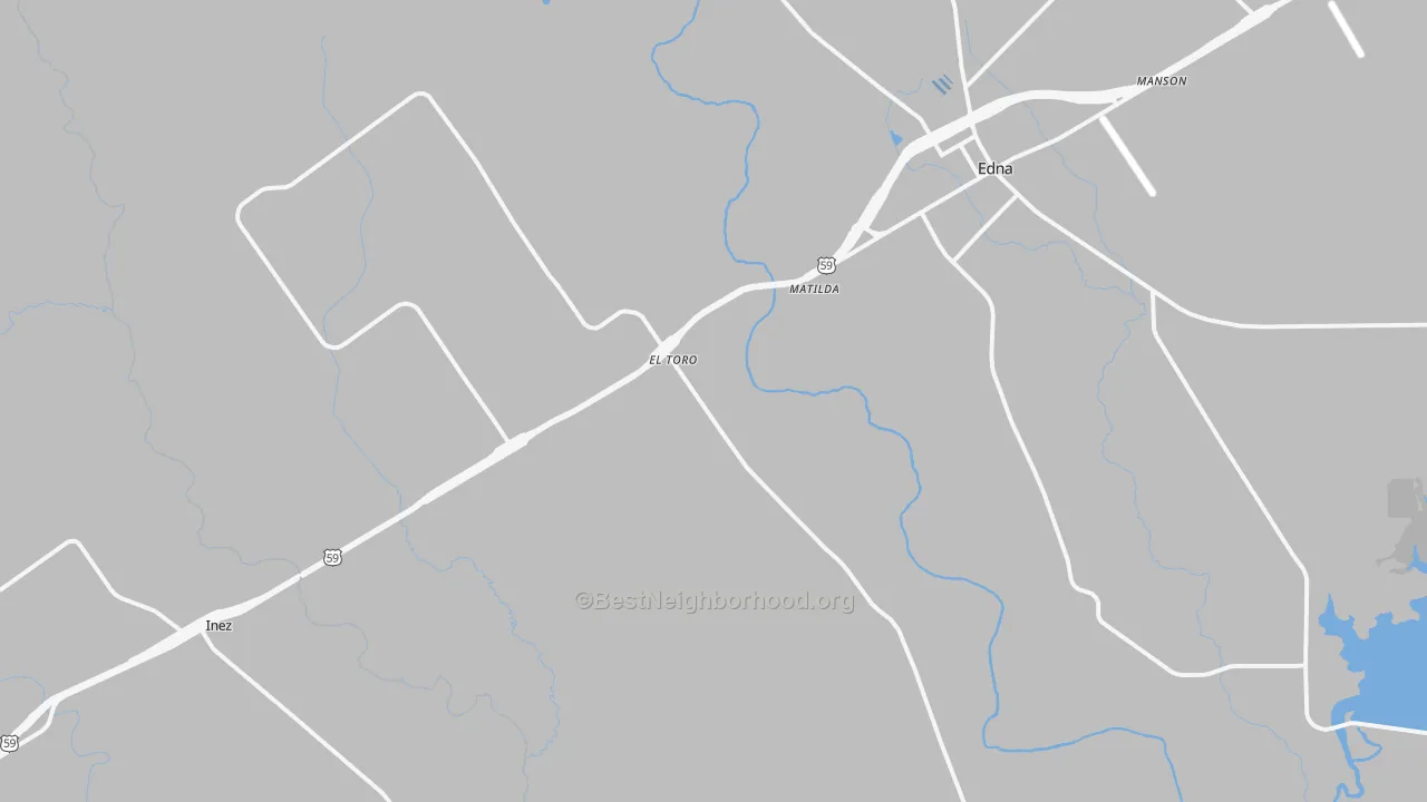 Transit Grade map of El Toro, TX