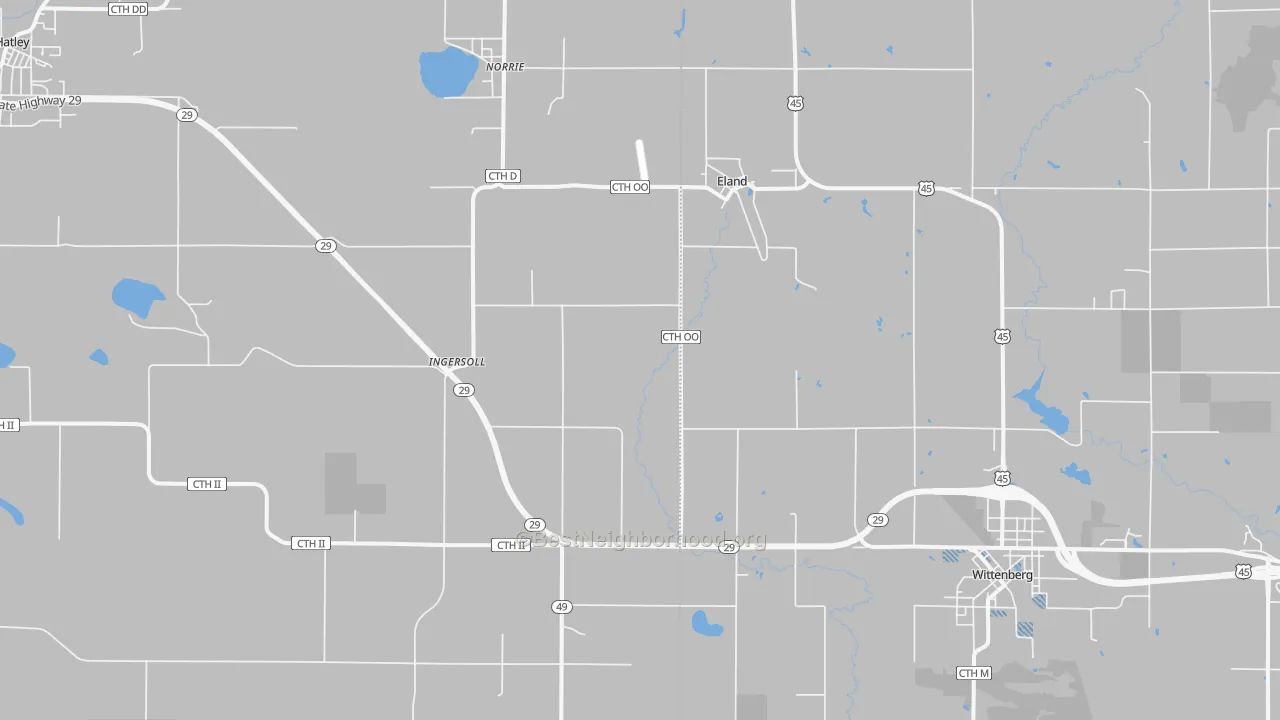 Transit Grade map of Eland, WI