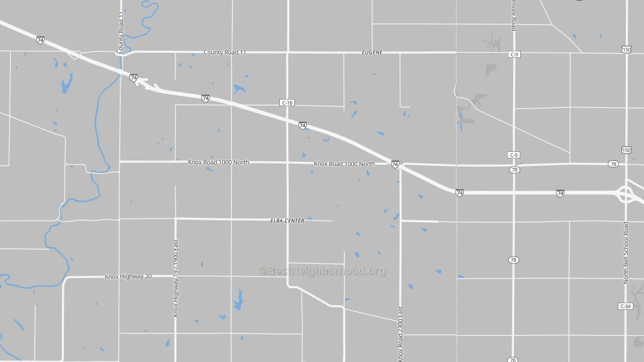 Transit Grade map of Elba Center, IL