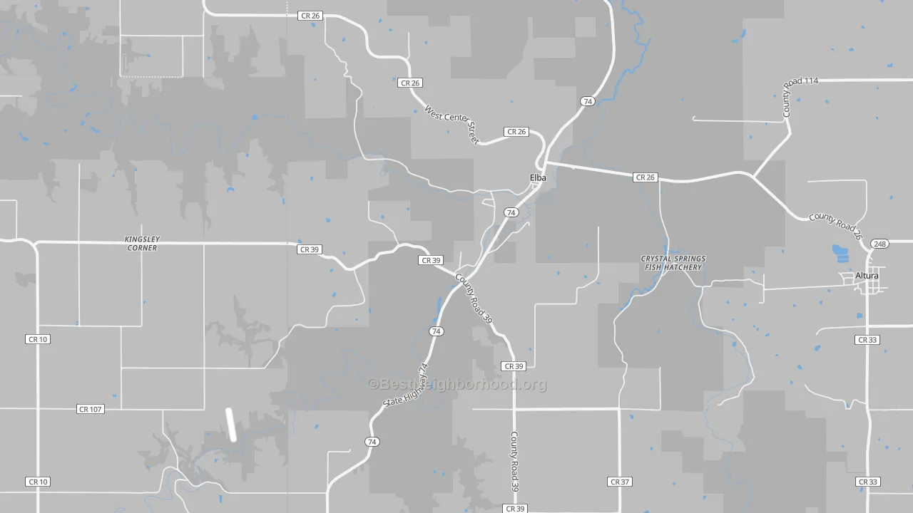Transit Grade map of Elba, MN