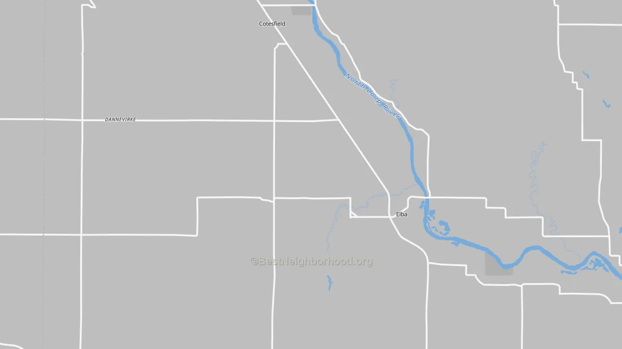 Transit Grade map of Elba, NE