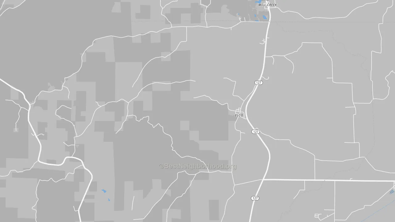Transit Grade map of Elco, IL