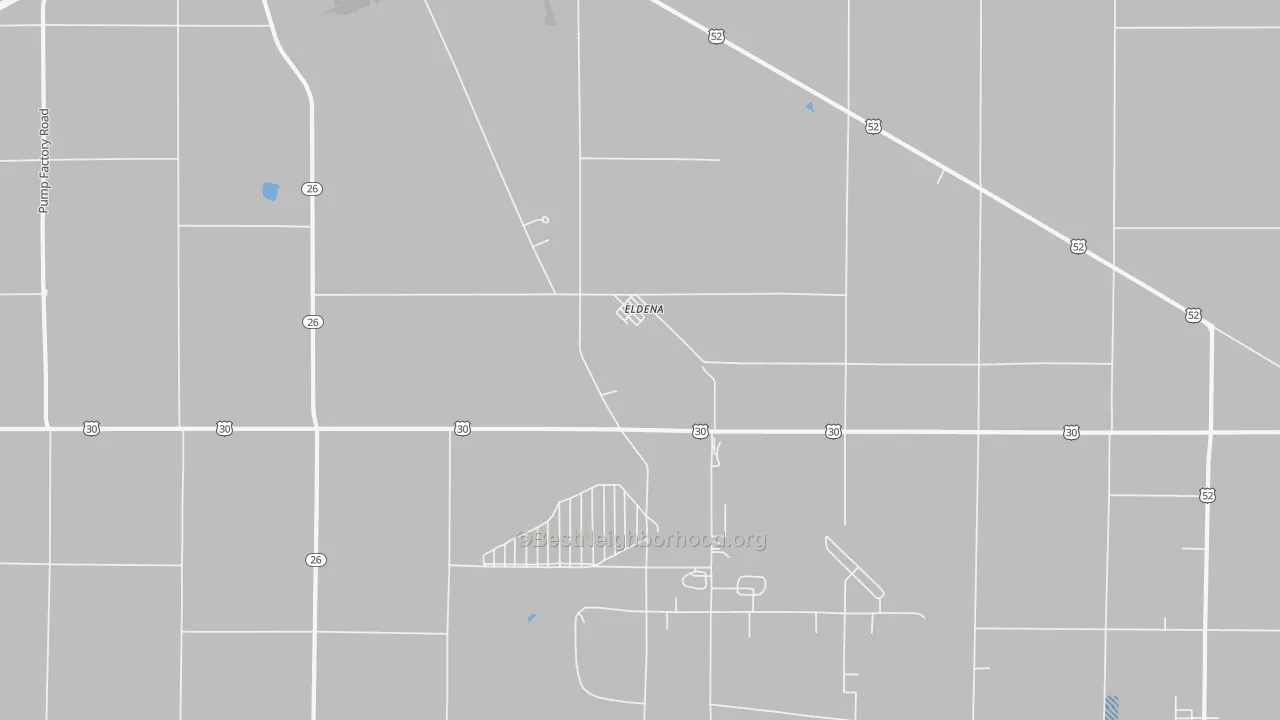 Transit Grade map of Eldena, IL