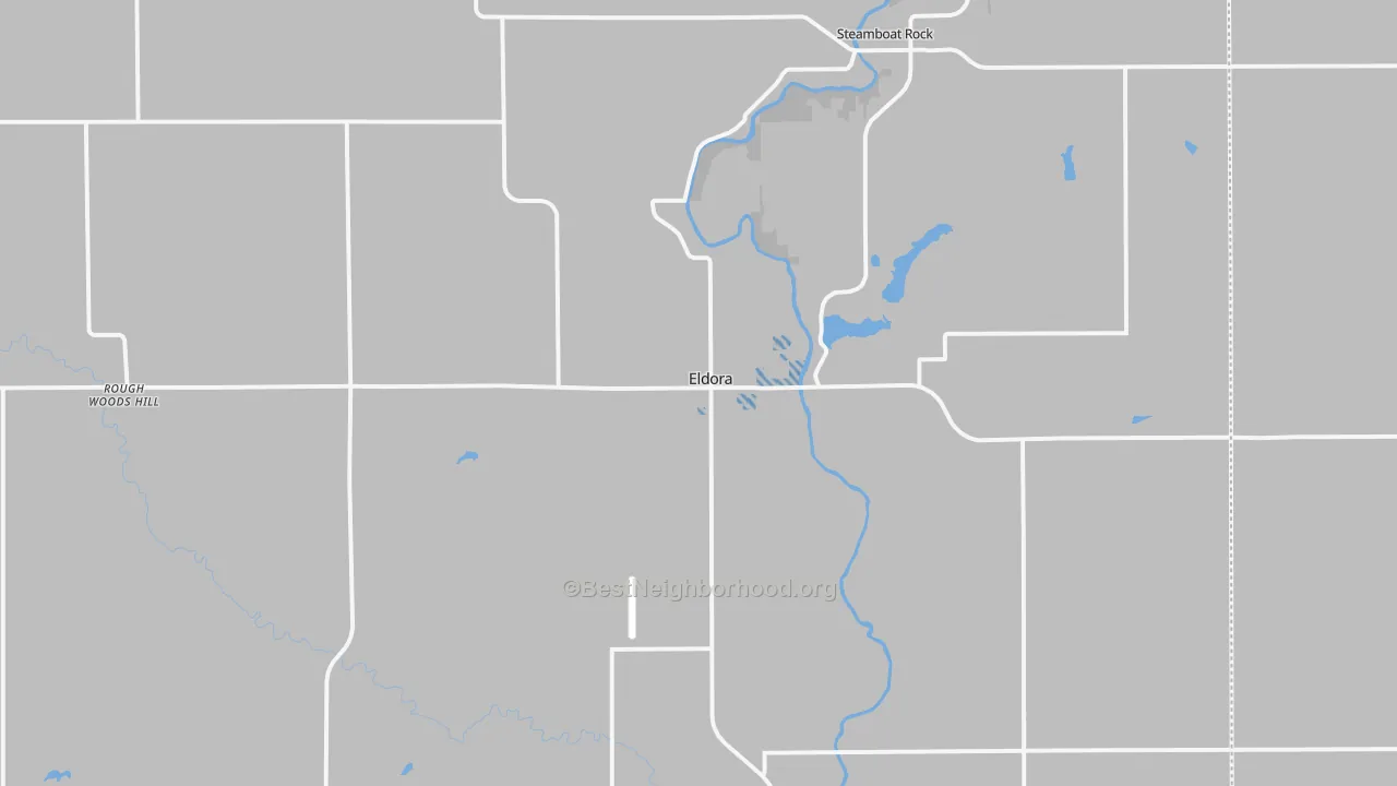 Transit Grade map of Eldora, IA