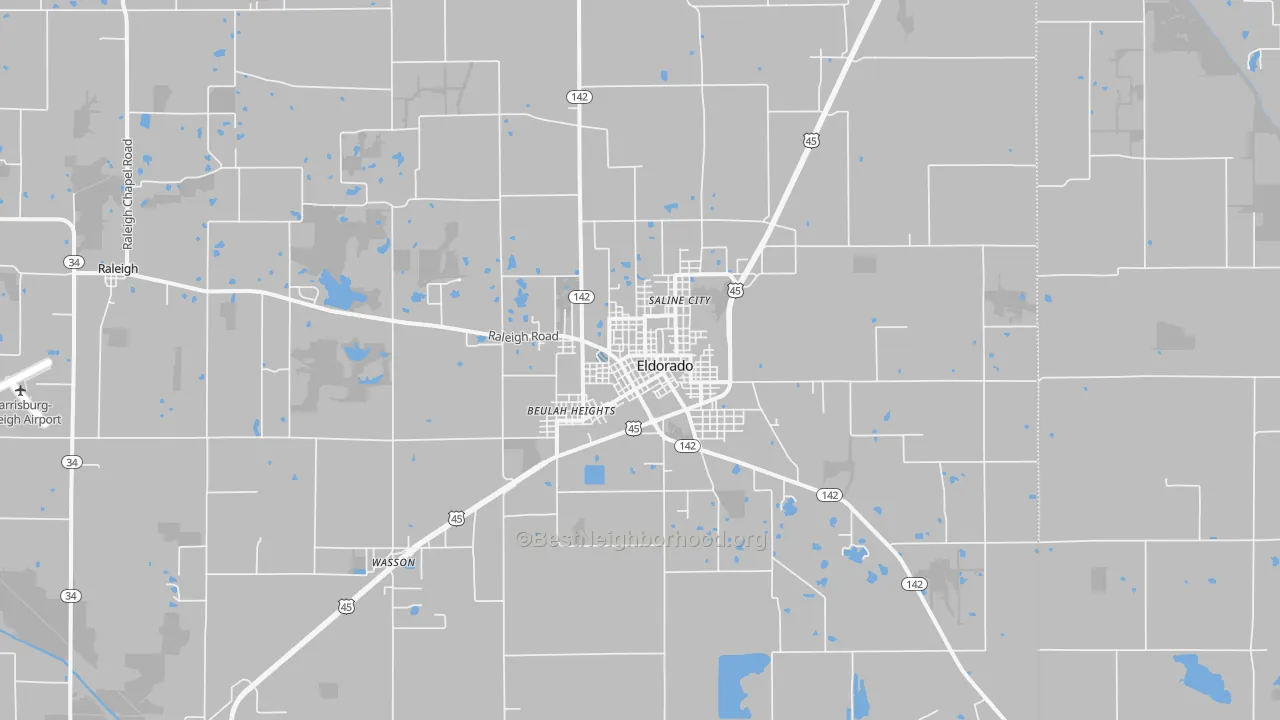 Transit Grade map of Eldorado, IL