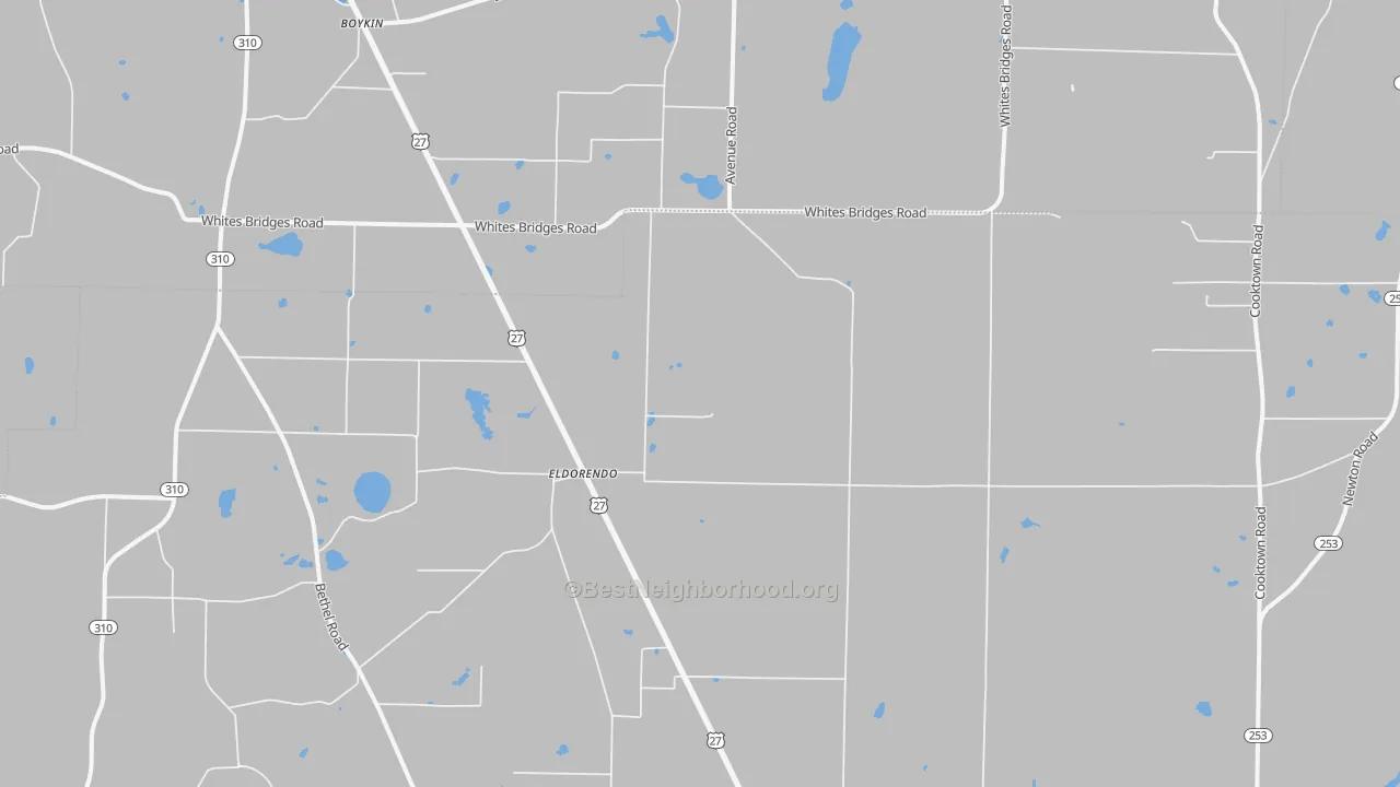 Transit Grade map of Eldorendo, GA